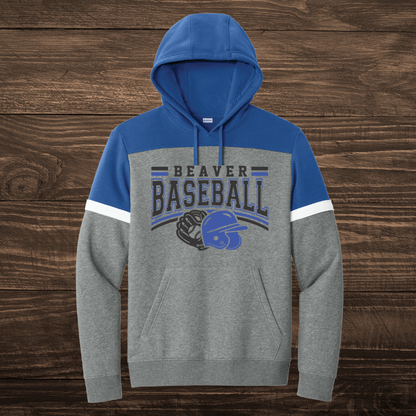 Beaver Baseball Colorblock Hoodies- Adult