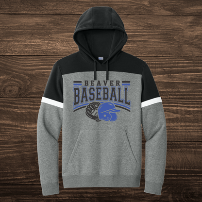 Beaver Baseball Colorblock Hoodies- Adult