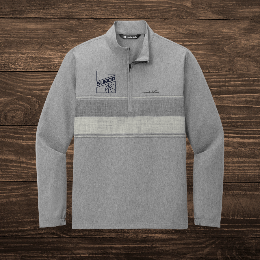 SUBOA- Travis Mathew- Grey 1/4 Zip