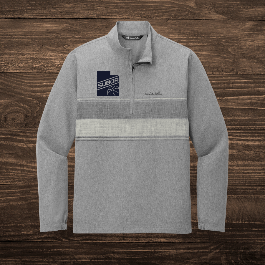 SUBOA- Travis Mathew- Grey 1/4 Zip
