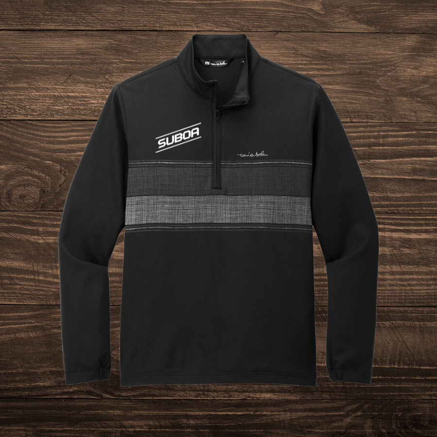 SUBOA- Travis Mathew- Black 1/4 Zip