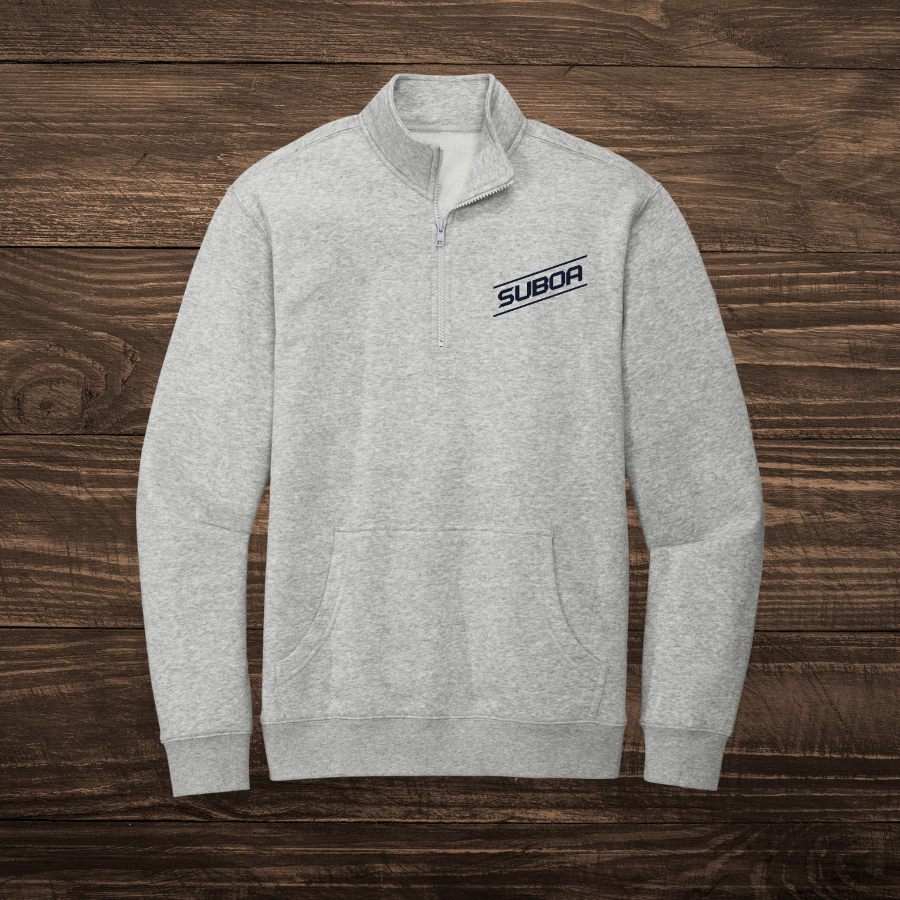 SUBOA- District- Grey 1/4 Zip