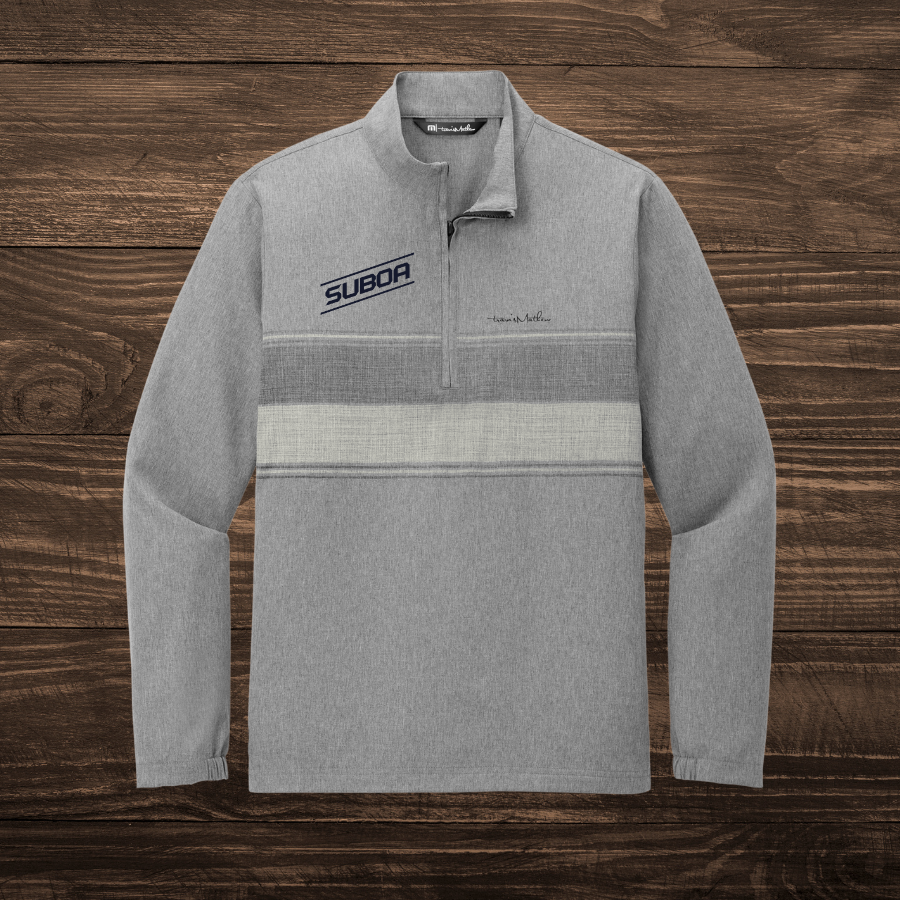 SUBOA- Travis Mathew- Grey 1/4 Zip